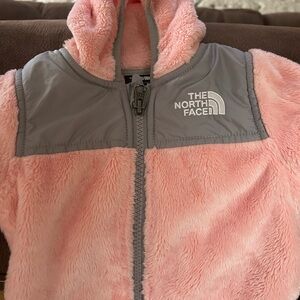 The North Face Soft Pink and Gray Jacket